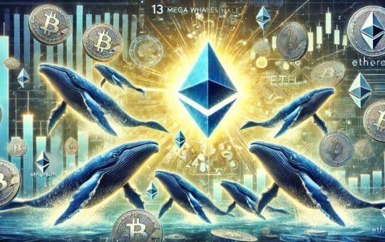 13 Mega Whales Holding Over 10,000 Ethereum Join The Network In 24 Hours – Major Accumulation Signal?