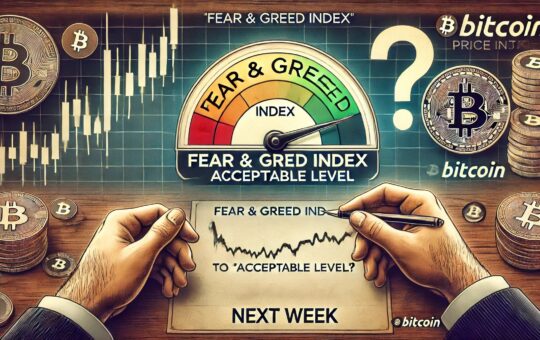 Bitcoinist: Bitcoin Fear & Greed Index Drops ‘To An Acceptable Level’ – Analyst Expects Reaction Next Week