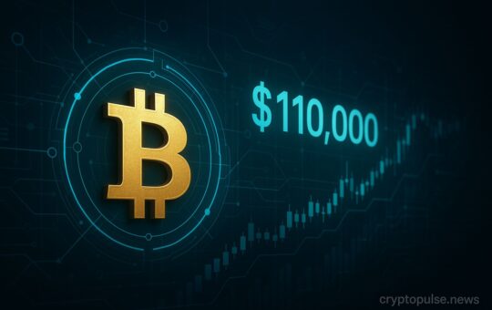 Bitcoin Hits New All-Time High Near $110K Amid Bullish Momentum