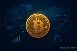 Futuristic digital illustration of Bitcoin as the world’s most influential cryptocurrency shaping global finance and blockchain innovation