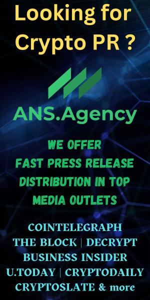 ANS.Agency crypto PR and sponsored content services banner