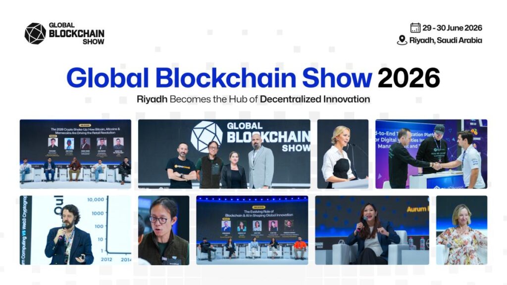Panel discussion at Global Blockchain Show conference