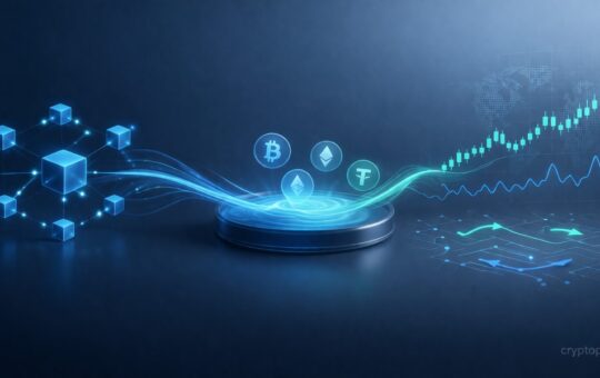 Crypto liquidity visualization showing how order flow moves prices