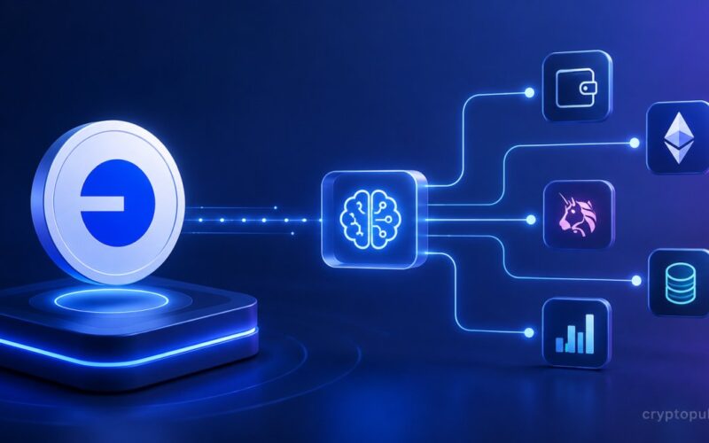 Base blockchain AI infrastructure connecting crypto wallets and onchain apps through MCP protocol