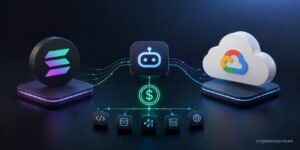 Solana and Google Cloud AI agent payment system using stablecoins for API access