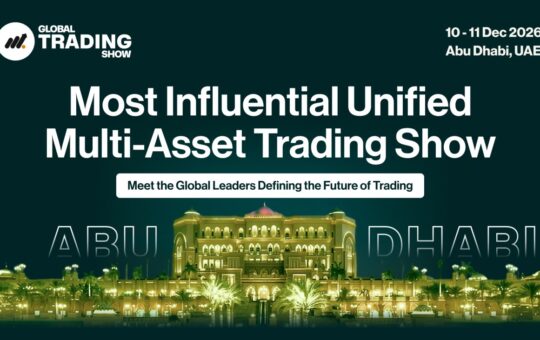 Global Trading Show in Abu Dhabi on December 10–11, 2026 at Emirates Palace.