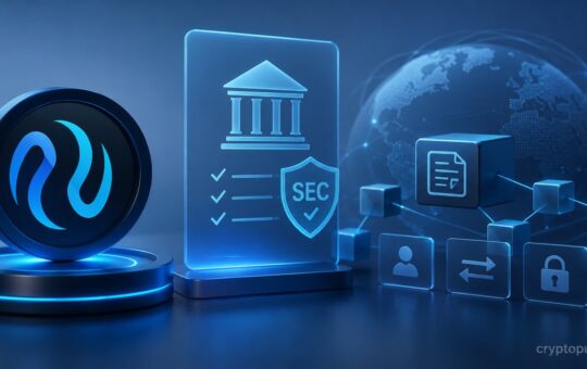 Injective blockchain token with SEC approval shield, digital ledger and ownership transfer network for tokenized securities