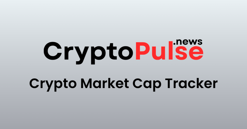 CryptoPulse.News logo with Crypto Market Cap Tracker title