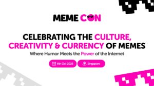 Meme Con 2026 event banner for October 6 in Singapore