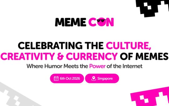 Meme Con 2026 event banner for October 6 in Singapore